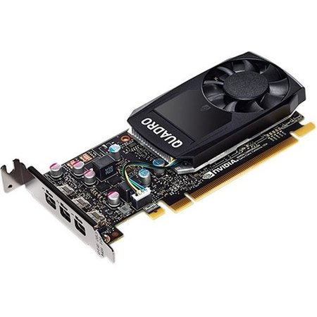 PNY TECHNOLOGIES PNY Technology VCQP400-PB Video Card Quadro 2 GB GDDR5 PCI Express 3.0 256 CUDA Cores 3 mini-Display Port VCQP400-PB